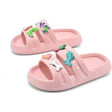 

KAQ Kid s Garden Clogs Boys Girls Lightweight Open Toe Beach Pool Slides Sandals Little Baby Cute Shower Slipper Non-Slip Summer Slippers Water Shoes