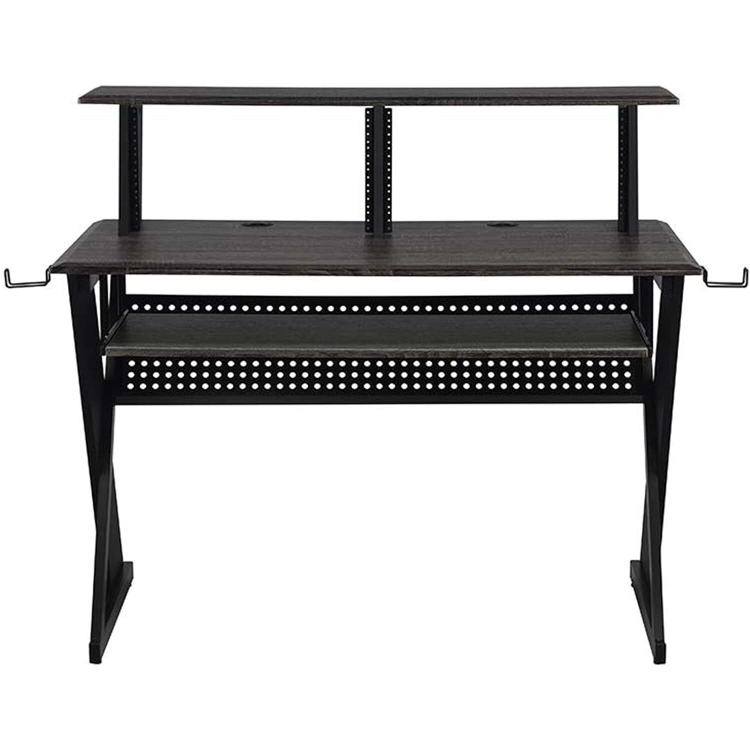 Music Desk - Black Finish - Adjustable Height - Sheet Music Stand - Home Stock