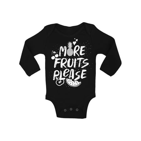 

Awkward Styles More Fruits Please One Piece Top Fruits Please Baby Clothes Fruits Baby Bodysuit Long Sleeve for Girls Rompers for Boys Berry Romper for Newborn Baby Items Cute Fruits Bodysuit