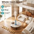 thumbnail image 6 of Ziweo Waterless Essential Oil Diffuser, Aluminum Cold Air Scent Machine for Home, App Control & 4000mAh Rechargeable Battery, 2000 Sq Ft Coverage, Blue, 6 of 10