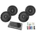 thumbnail image 1 of 4x JBL GT7-6 6.5” Coaxial Car Audio Loud Speaker w/ PEI tweeter, with Infinity Reference Series REF-704A 4-Channel Car Audio Amplifier, Enrock Amp Install Kit, 1 of 4