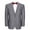 Silver Grey, variant on Mens Sport Coat Classic Fit JacketStretch Plaid Blazer Stretch Blazer
