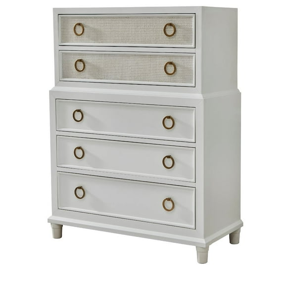 American Woodcrafters Switchgrass Chest - White