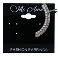 thumbnail image 2 of AB Finish Ear-Cuff With Crystal Accents  Silver-Tone Color #MQE058, 2 of 2