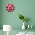 thumbnail image 4 of 12 Inch Wall Clock Battery Operated Silent Clock Decorative for Office, Kitchen, Outdoor, Living Room，A Large Bouquet of Many Pink Roses Lovely, 4 of 5