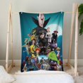 thumbnail image 3 of hotel transylvania Anti Pilling Flannel Blanket Gifts for Fans Lover Girls Boys Women Present Hoodie Him Bed 60"x80", 3 of 6