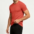 thumbnail image 4 of Dagugfen Athletic Tops for Men Slim Fitted Short Sleeve Crew Neck Summer Workout Gym Tops Moisture Wicking Lightweight Tee Shirts, 4 of 6