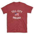 thumbnail image 1 of Tell City Indiana Patriot Men's Cotton T-Shirt, 1 of 1