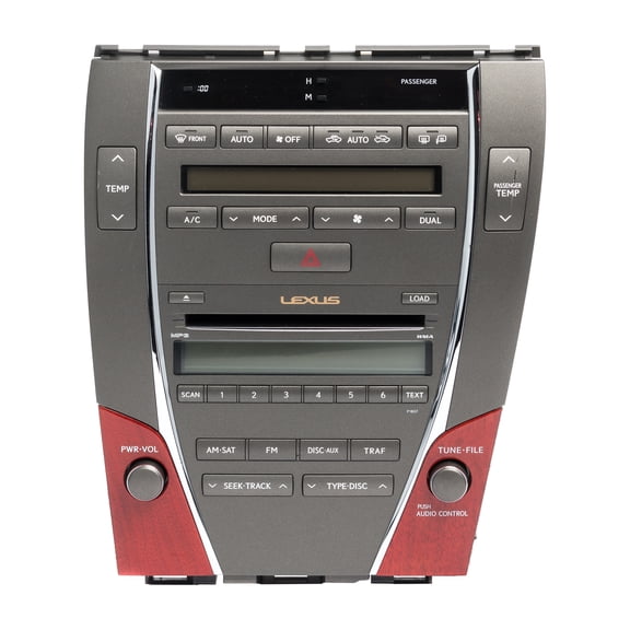 Restored Lexus ES350 2007-2009 Radio AM FM 6 Disc CD MP3 Player OPT P1807 86120-33720 (Refurbished)