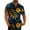 02 Multicolor, variant on Awdenio Mens Tops Printing Button Casual Short Sleeve Turndown Collar Blouse Shirt For Fitness Running,Size S-5XL