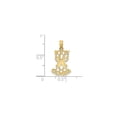 thumbnail image 2 of 14K Gold 100% Gemini Zodiac Charm, 2 of 4