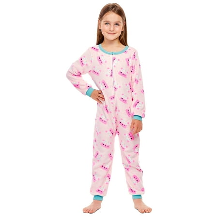 Num Noms Girls Sleeper Onesie | Fleece Pajamas for Kids - 4 - Walmart.ca