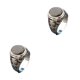 thumbnail image 4 of Sonducket Anillo de encanto para hombre, accesorios de suministro de joyería de aleación de moda con personalidad, anillos de apertura, barras Tipo 1 2piezas, 4 of 6