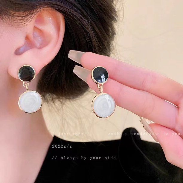 Pendientes De Borla Retro De Perlas Estilo Coreano Diseño Original Gao Jiahui unisex