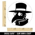 thumbnail image 2 of Plague Doctor Mask Self-Inking Rubber Stamp Ink Stamper - Fuchsia Ink - Small 3/4 Inch, 2 of 7