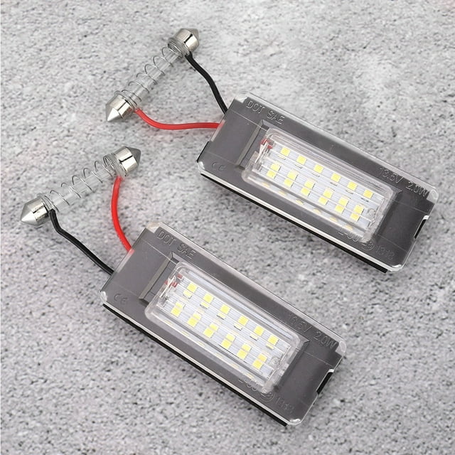 License Light 1 Pair 12V 18 SMD LEDs Number Plate License Panel Lights Fit For R56 R57 R58 R59 2006-2014
