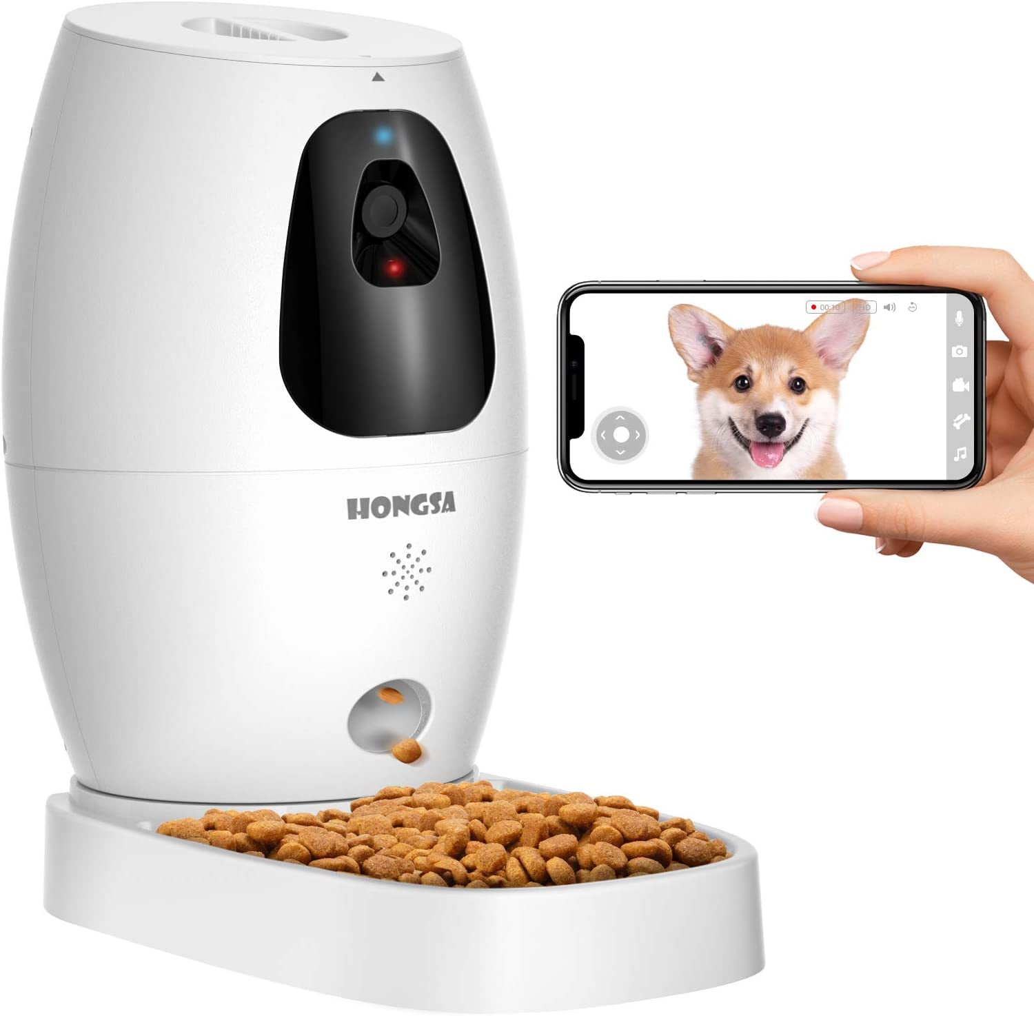 Smart Pet Camera With Treat Dispenser Tossing Dog Cat Camera 2 4g Wifi 1080p Night Vision Camera Live Video 2 Way Audio Communication Designed For Dogs And Cats Hongsa Pet Camera Walmart Com Smart Pet Camera With Treat Dispenser Tossing Dog Cat Camera 2 4g Wifi 1080p Night Vision Camera Live Video 2 Way Audio Communication Designed For Dogs And Cats Hongsa Pet Camera Walmart Com