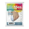 Zentoes 6 Pack Gel Toe Cap and Protector - Cushions and Protects to Provide Relief from Missing/Ingrown Toenails, Corns, Blisters, Hammer Toes, Large, White