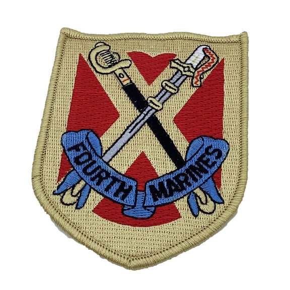 4th Marines Patch – Plastic Backing