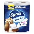 thumbnail image 1 of Paquete de 6 merollos de papel higiénico Charmin Ultra Soft, 1 of 9