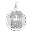 thumbnail image 3 of Picturesongold.Com Holy Face Jesus Round Religious Medal Necklace Pendants Adult-1in-Sterling Silver, 3 of 4