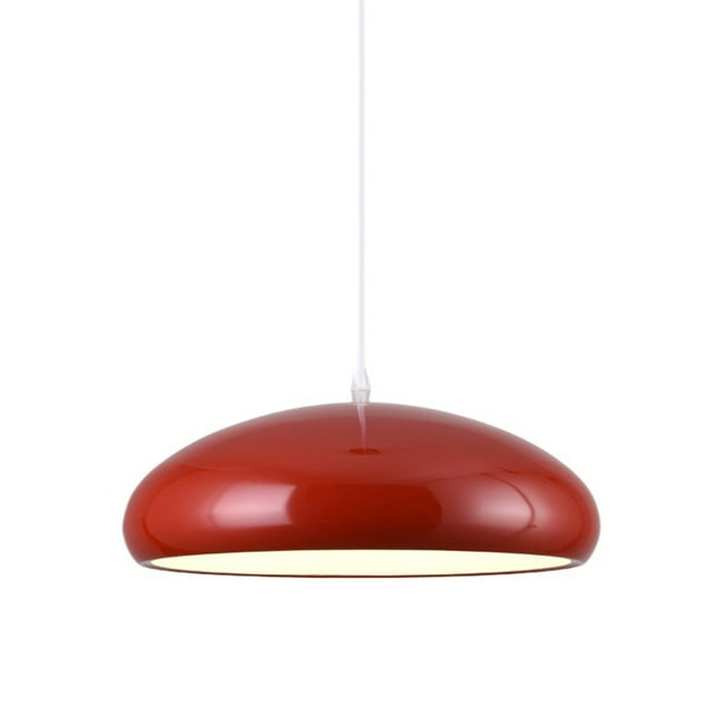 Simple Gloss Dome Metal Pendant Light Fixtures for Kitchen Island, Minimalism Nordic Pendant Lighting Over Dining Room Table, Vintage Ceiling Hanging Lamp Retro Industrial Chandelier