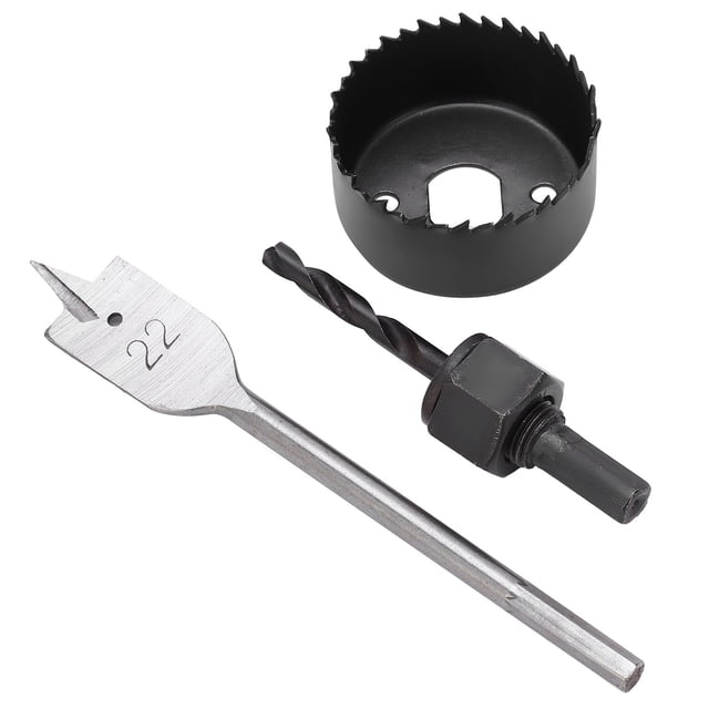 Herramienta manual, kit de instalación de cerradura de 3 piezas Kit de instalación de cerradura Kit de instalación de cerradura de puerta esférica Integración perfecta Jadeshay A