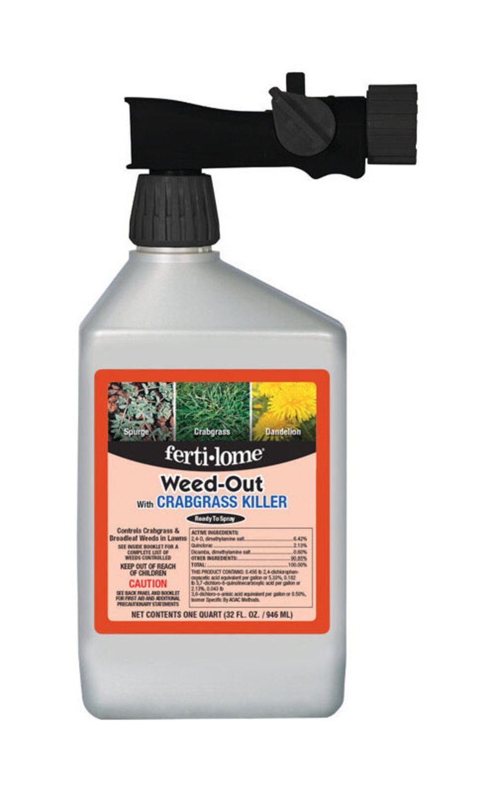 FertiLome Crabgrass & Weed Killer RTU Liquid 32 oz. Case Of 1;