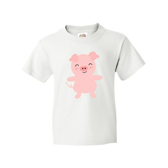 Inktastic Cute Pig Youth T-Shirt