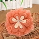 thumbnail image 5 of Flor de baño flor de ciruelo - esponja de baño suave para ducha y baño, 4,7x3,1 pulgadas, crea una espuma rica, poliéster, beige/rosa/amarillo, 5 of 6