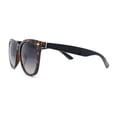 thumbnail image 3 of Womens Boyish Hipster Horn Rim Fashion Plastic Chic Sunglasses Tortoise Black - Smoke, 3 of 4