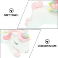thumbnail image 3 of 1pc Plush Toy Pillow Doll unicornio Diseño de forma de forma de arcoiris adicional para niños Niñas Blanco, 3 of 6