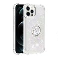 thumbnail image 2 of Funda para iPhone 12 PRO MAX con Brillo Líquido Flotante, Purpurina, Parachoques y Anillo Giratorio Soporte, 2 of 5