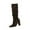 Black, variant on Black Booties TKYCMSUAKI Knee High Boots Chunky Heel Wide Calf Knee High Boots for Women Pointed Toe Slouchy Wide Width Booties Tall Block Heel Fashion Dress Womens Shoes