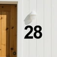 thumbnail image 4 of High Quality Metal House Number 1, Made Of Metal To Prevent Cracking Finish Complements Modern Decor, Weather Resistant Coating Evenly Applied For Waterproof And, 4 of 5