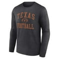 thumbnail image 2 of Men's Charcoal Texas Longhorns First Sprint Team Long Sleeve T-Shirt, 2 of 3