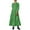 2-Green, variant on QHFBli Women Flowy Maxi Dresses Casual V Neck Smocked Tiered Sundress Beach Long Skirt with Pockets