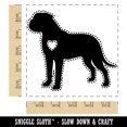 thumbnail image 2 of Bullmastiff Dog with Heart Square Rubber Stamp Stamping Scrapbooking Crafting - Large 2.75in, 2 of 7
