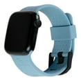 thumbnail image 3 of RIP CURL x UAG Apple Watch Band 42/41/40mm iWatch Series 11/10/9/8/7/6/5/4/SE3/SE2/SE, Soft Touch Silicone Adjustable Replacement Strap, Trestles Blue, 3 of 9