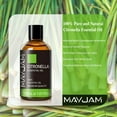 thumbnail image 3 of MAYJAM Citronella Essential Oil, 30mL Pure Nature Undiluted for Diffuser, Humidifier, Massage, Skin, 3 of 8