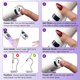 thumbnail image 4 of Rosiour - Mini l&aacute;mpara UV para u&ntilde;as de gel, recargable de mano con luz de curado LED U V con soporte, curado flash, secado r&aacute;pido, l&aacute;mpara UV con sensor aut, 4 of 9