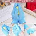 thumbnail image 6 of 4 Pairs Bath Exfoliating Gloves Scrub, Double Sided Bath Mitts Scrubs for Shower, Body Scrubber Gloves, Bathing Accessories, 6 of 7
