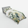 thumbnail image 2 of Ambesonne Eucalyptus Leaves Bedding Set 3 Pcs, Pastel Meadow, Twin, Laurel Green Blue Cream, 2 of 2