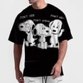 thumbnail image 3 of Camiseta deportiva de verano con estampado de Snoopy, ropa transpirable, talla grande, camiseta para hombre, camiseta de manga corta con impresión 3D para niños, 110, 3 of 5
