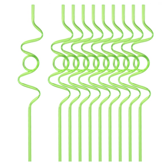 Unique Bargains 40pcs Silly Straws, 255x45mm Crazy Straws for Gift Christmas Birthday Wedding Party Supplies Decoration