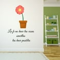 thumbnail image 3 of Spanish Wall Decals for Girls Bedroom - la fe no hace las cosas sencillas las hace posibles Bible Verse Luke 1:37 in Spanish Home Wall Sticker - Size: 28 In x 40 In, 3 of 5