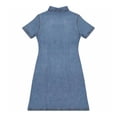thumbnail image 2 of Vestido George para Mujer Botones Azul Talla EG, 2 of 4