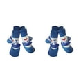 thumbnail image 4 of Zapatos reflectantes para mascotas Methold 4 piezas botas de lluvia y nieve algodón amor azul L, 4 of 6