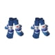 thumbnail image 4 of Botas de lluvia y nieve Methold para mascotas 4 piezas de algodón antideslizantes, 4 of 6