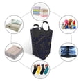 thumbnail image 5 of KLL Copper-Gold Gloss Outline Flower Laundry Hamper,Large Canvas Fabric Lightweight Storage Basket Toy Organizer Dirty Clothes Collapsible Waterproof, 5 of 6